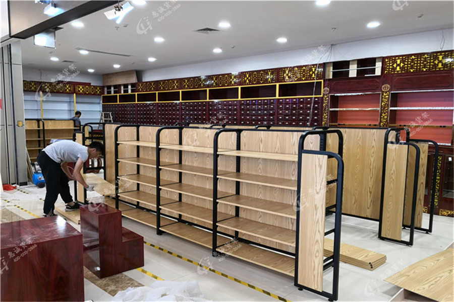 中药柜，中药店货架，实木中药柜
