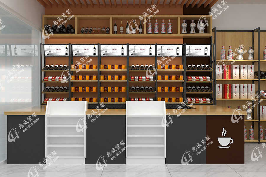 深圳百斯特烟酒店货架
