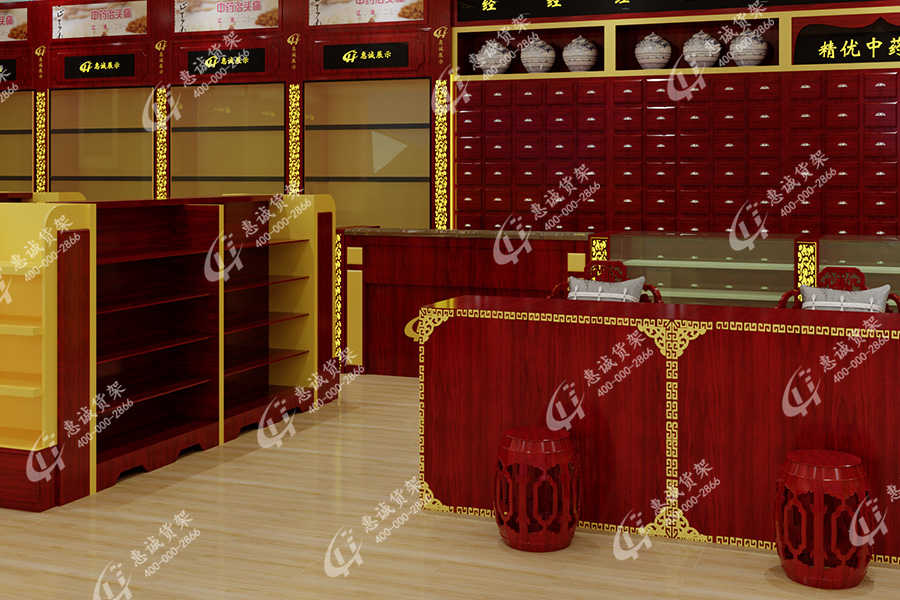 深圳同仁堂药店货架