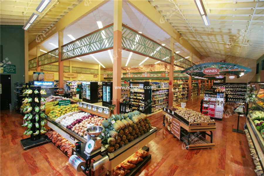 超市货架不同视角，让你有一个好的店铺布局