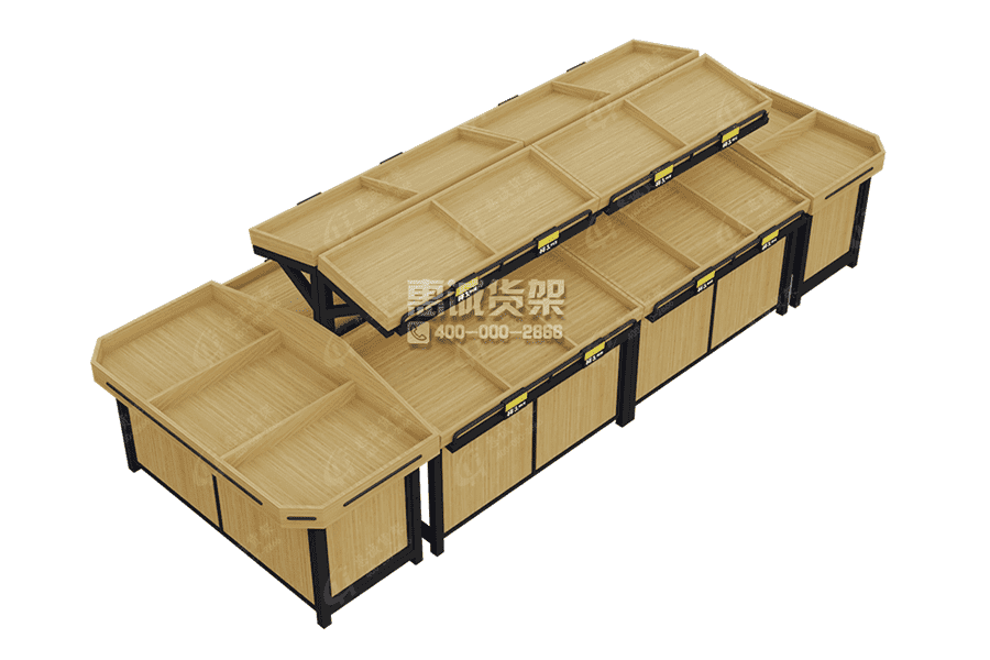 超市水果蔬菜中岛货架