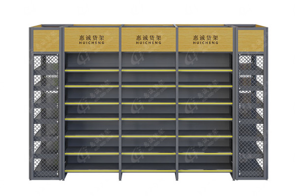 钢木超市货架-带网格图片1-7