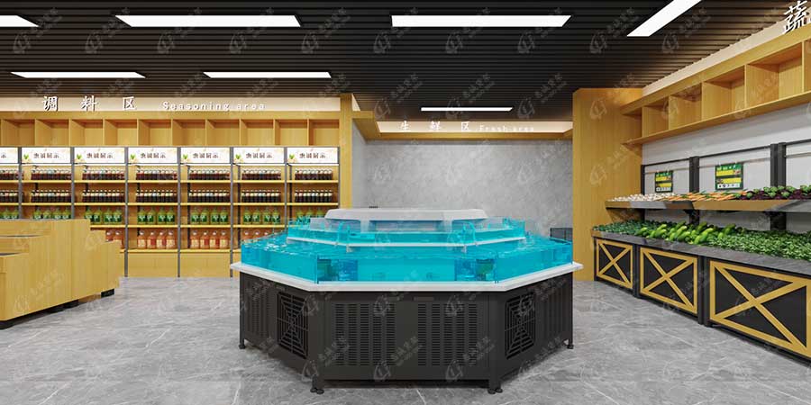 佛山生鲜超市海鲜池1-2