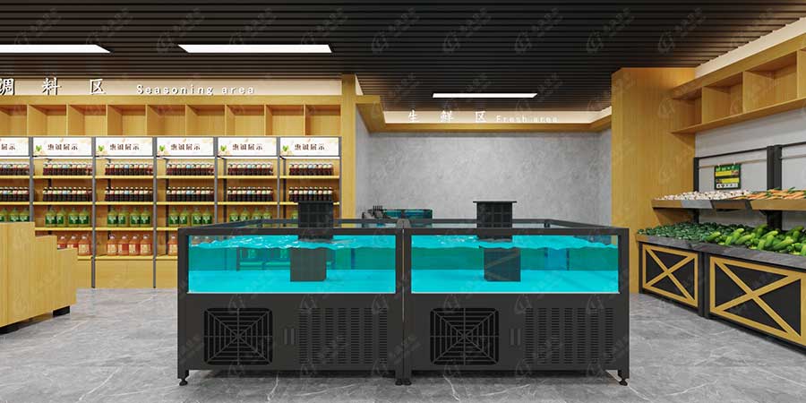 佛山生鲜超市海鲜池图1-1