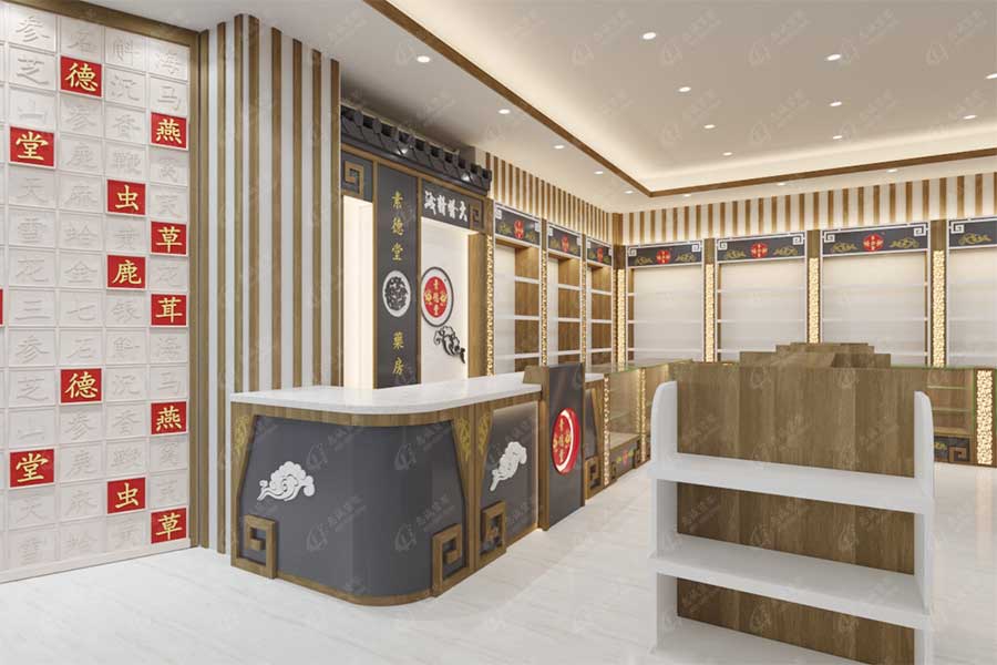 佛山素德堂药店收银区