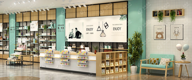 名创优品货架的特点 