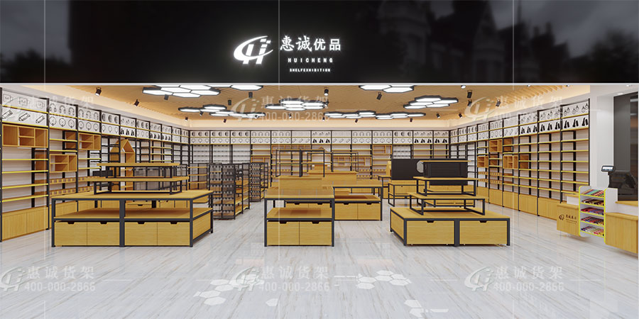 名创优品货架门口效果图片