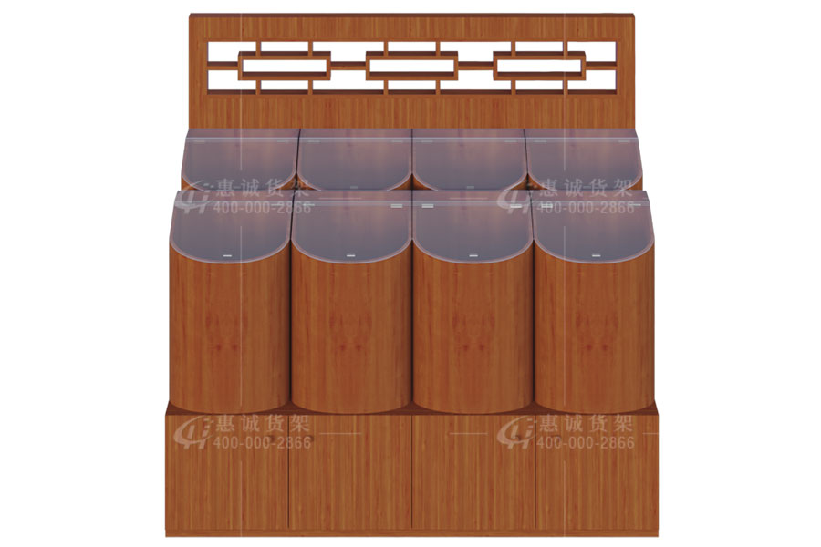 超市米桶正视图