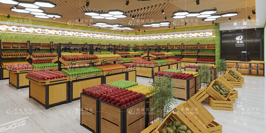 精品水果店货架图片1-3