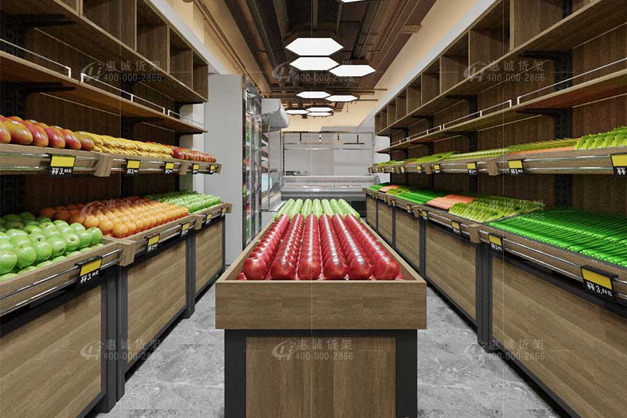 小型生鲜超市货架图片1-2
