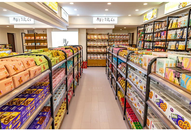 精品钢木零食货柜图片1-14