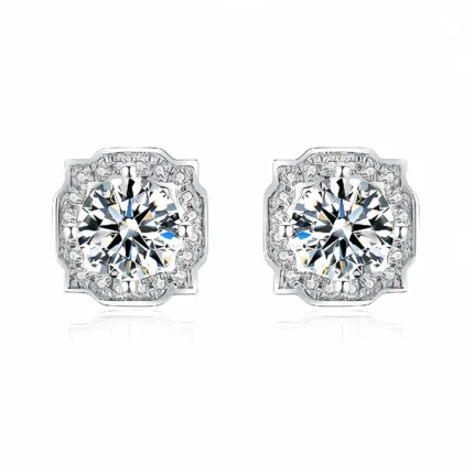 925 Silver Moissanite Earrings - ZHF-E1737