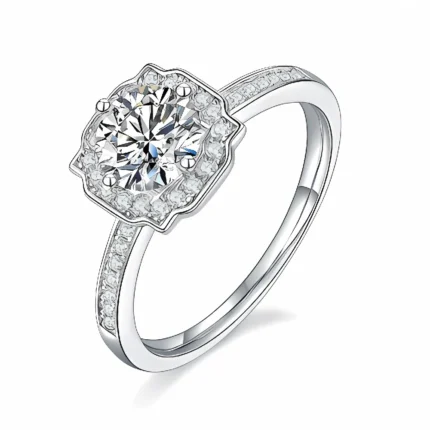 925 Silver Moissanite Ring - ZHF-R1740